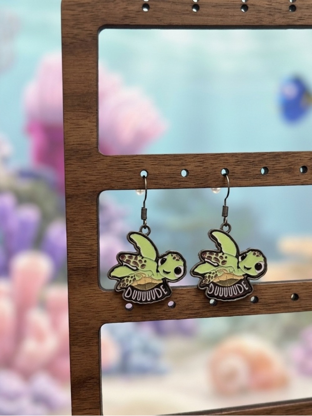 Squirt from Finding Nemo Earrings